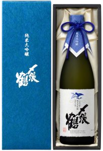 〆張鶴 純米大吟醸 BLUE LABEL 袋取り雫酒