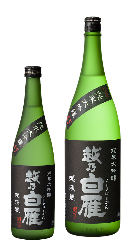 越乃白雁 純米大吟醸 越淡麗 原酒