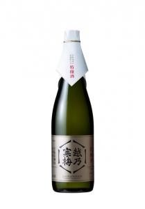 越乃寒梅　生酛系酒母柱焼酎仕込　特醸酒