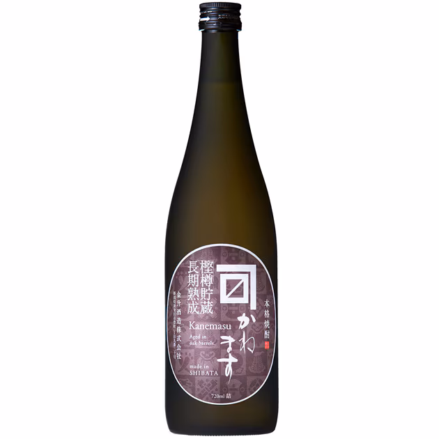 本格米焼酎 かねます 樫樽焼酎 長期熟成35度