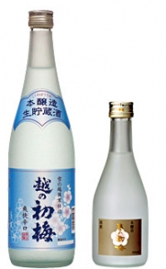 越の初梅　本醸造生貯蔵酒