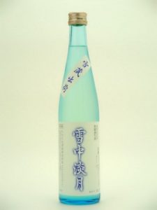 千代の光　雪中淡月