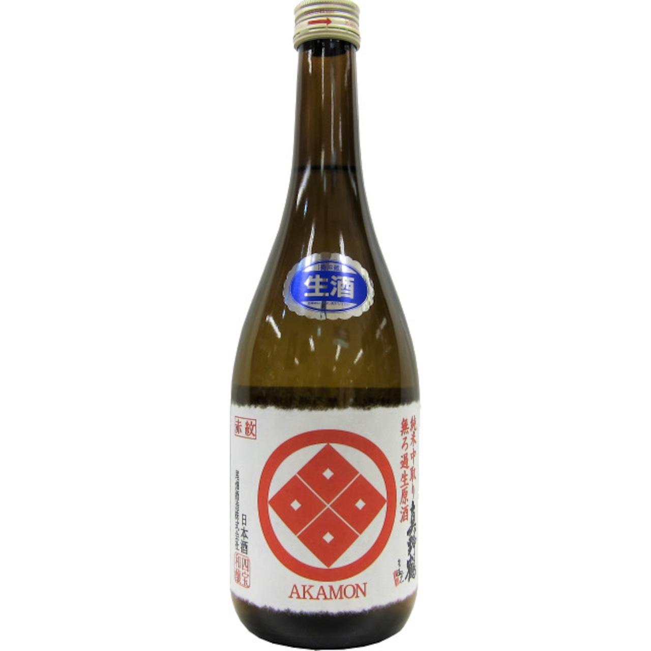 真野鶴 赤紋 純米中取り無濾過原酒