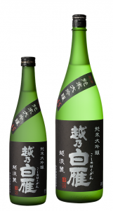 越乃白雁　純米大吟醸　越淡麗　原酒