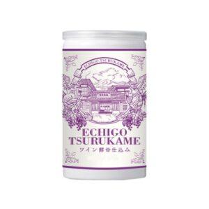 越後鶴亀 ワイン酵母仕込み アルミ缶