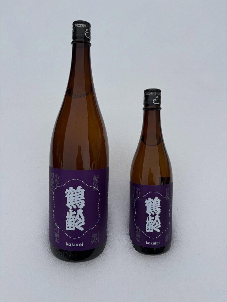 鶴齢 風味絶佳 深紫 越淡麗 生原酒