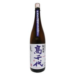 高千代 純米酒 Pasteurized sake